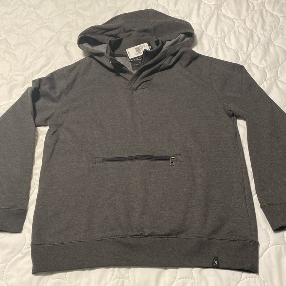 NWT Mens Marc Ecko 3/4 zip hooded sweatshirt size xl
